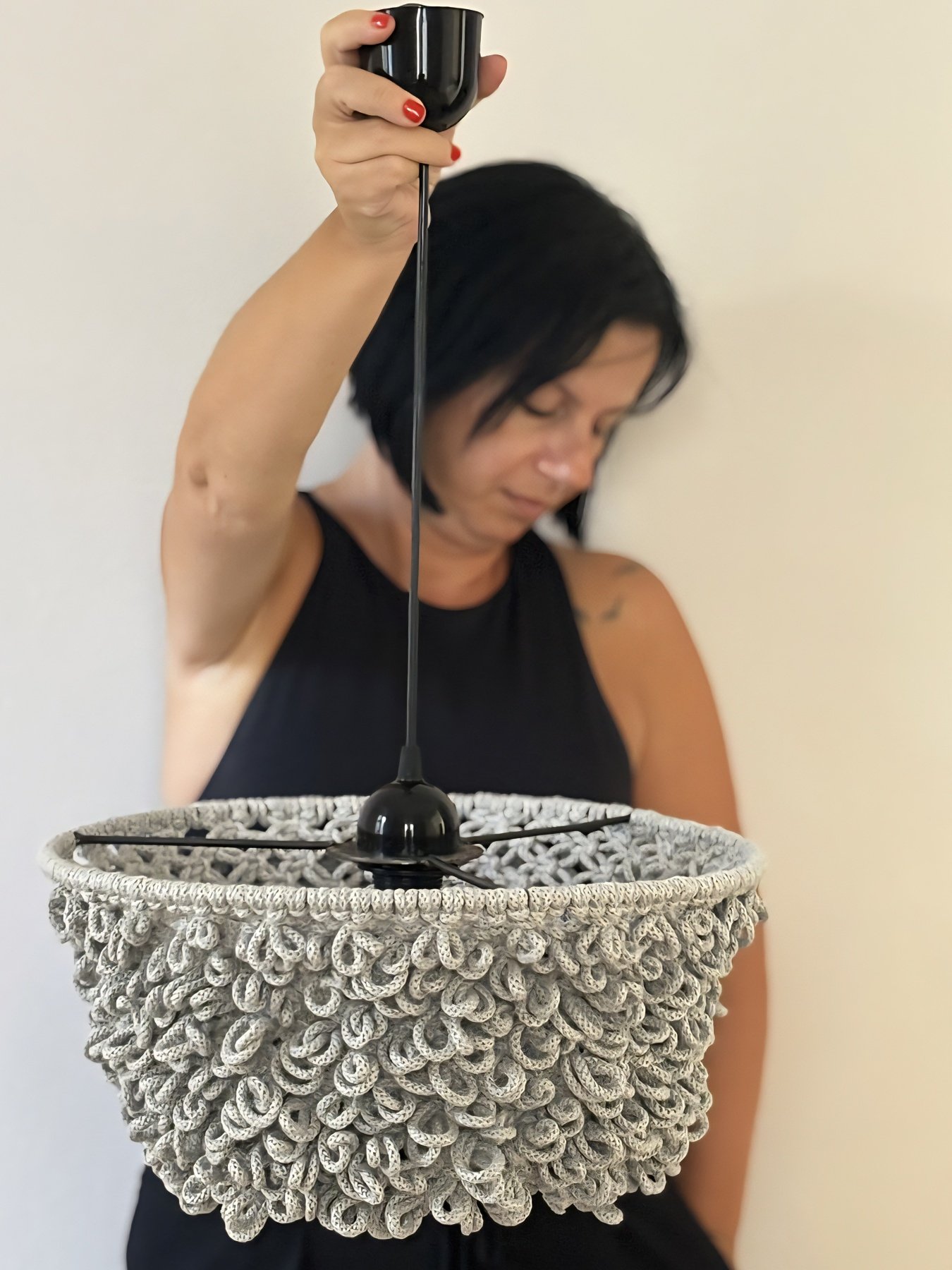 Φωτιστικό μακραμέ Bele-Lake