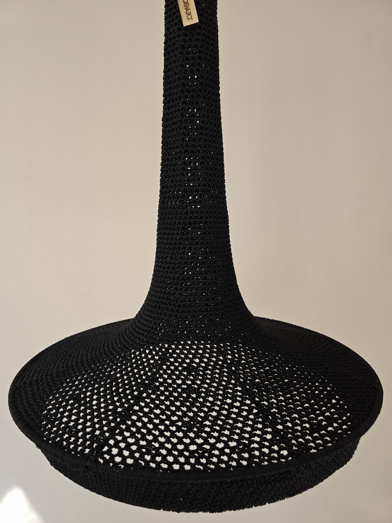 Φωτιστικό μακραμέ Black Lake II - Image 3